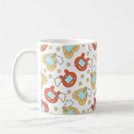 Caneca De Café Voltar aos anos 90 - Brinquedo Tamagotchi Y2K colo