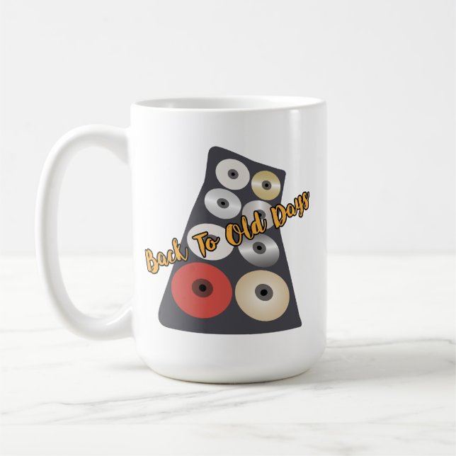 Caneca De Café Voltar aos velhos sacos de CD refrescando vídeos a (Esquerda)