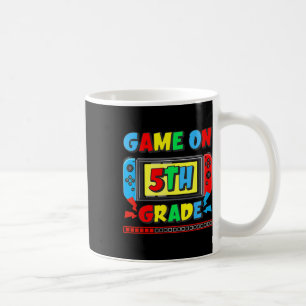 Caneca De Café Voltar às Escolas Jogo Ativado na 5ª Série Gamer D