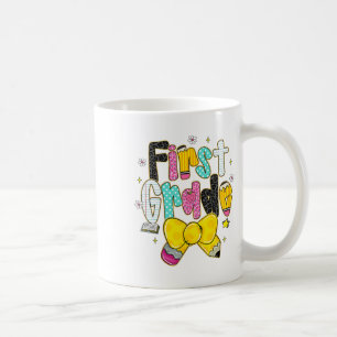 Caneca De Café Voltar às Escolas Preparatórias Meninas de 1ª Séri
