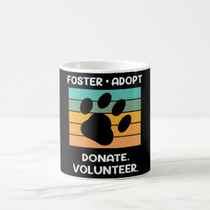 Caneca De Café Voluntário para o Bem-Estar dos Animais
