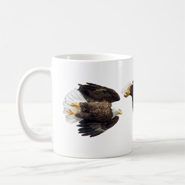 Caneca De Café Voo Bald Eagle (Esquerda)