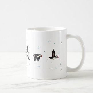 Caneca De Café Voo bonito dos papagaio-do-mar