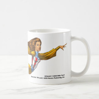 Caneca De Café Vôo da menina da liberdade