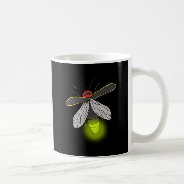 Caneca De Café voo de inseto relâmpago aceso (Direita)