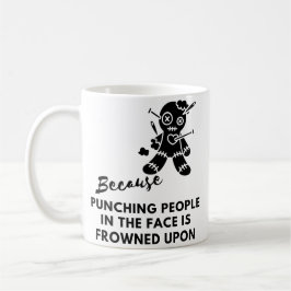 Caneca De Café Voodoo Doll Anger Management Engraçado Coffee Mug