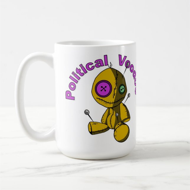 Caneca De Café Voodoo político Mug (Esquerda)