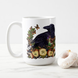 Caneca De Café Voos de Fantasy Raven Faery Art