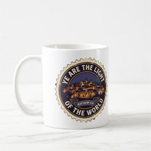 Caneca De Café Vós Sois a Luz do Mundo Mateus 5:14
