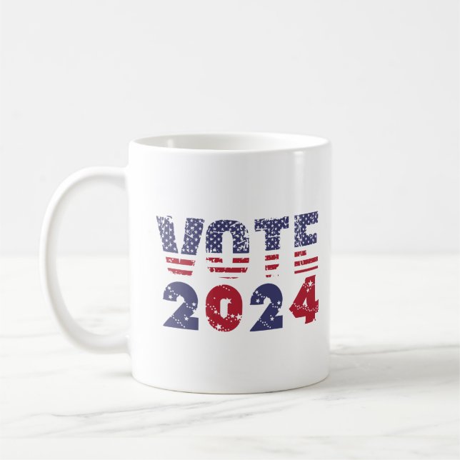Caneca De Café Votação 2024 Unisex (Esquerda)
