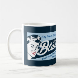 Caneca De Café Votação Azul | Mug | Retro Funny