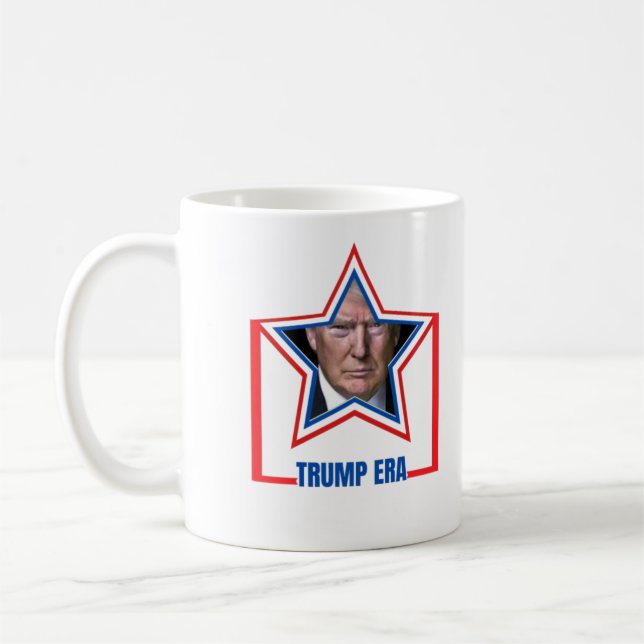 Caneca De Café votação da foto da era trump (Esquerda)
