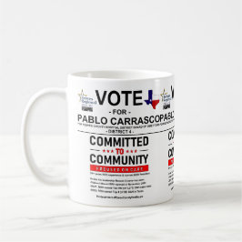Caneca De Café Votação em Pablo Carrasco