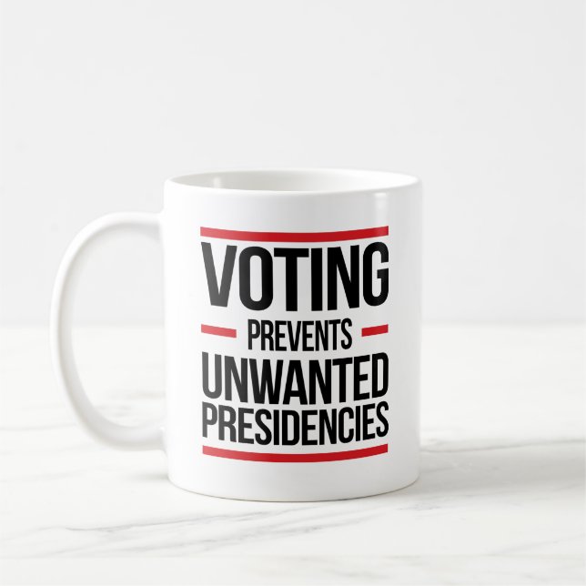 Caneca De Café Votação Impede Presidências Indesejadas (Esquerda)
