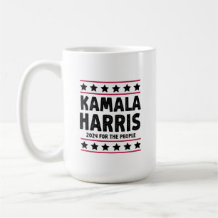 Caneca De Café Votar Kamala Harris para a eleição do Presidente A