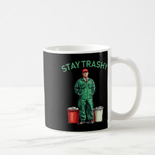 Caneca De Café Votar Trump Garbyge Man Permanece Trashy 2024 Elei