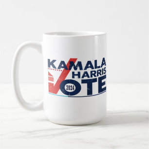 Caneca De Café Vote em Kamala Harris T-Shirt