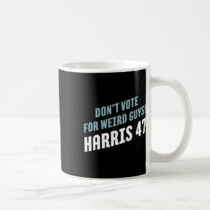 Caneca De Café Vote Nos Caras Estranhos! Harris 47
