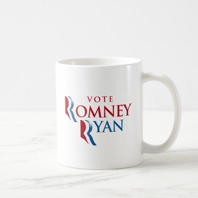 CANECA DE CAFÉ VOTE ROMNEY RYAN AMÉRICA (Direita)