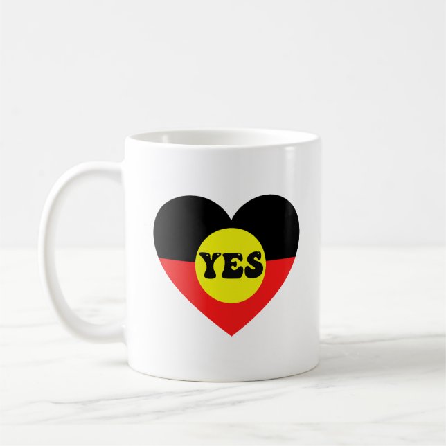 Caneca De Café Vote Sim à Voz - Voz Indígena (Esquerda)