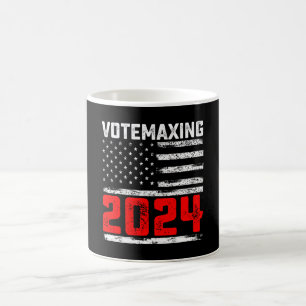 Caneca De Café VoteMaxing 2024 Eleição Presidencial Trump