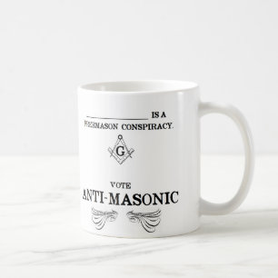 Caneca De Café Voto Anti-Maçónico