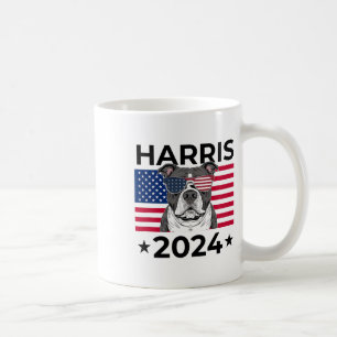 Caneca De Café Voto Eleitoral Kamala Harris 2024 Cachorro Pitbull
