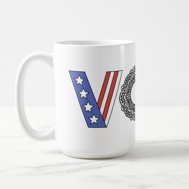 Caneca De Café VOTO Mug (Esquerda)