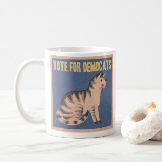 Caneca De Café Voto para Democats