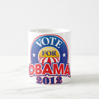 Caneca De Café Voto para Obama 2012