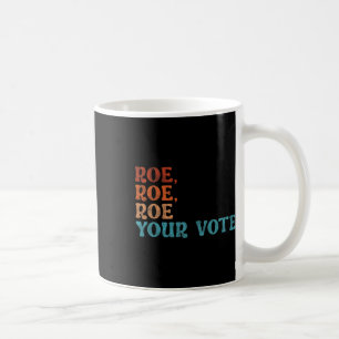 Caneca De Café Voto Pró Escolha Direitos das Mulheres Retro