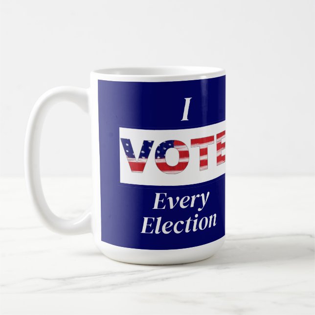 Caneca De Café VOTO Todas As Eleições (Esquerda)