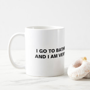 Caneca De Café Vou Ao Banheiro Todos Os Dias.