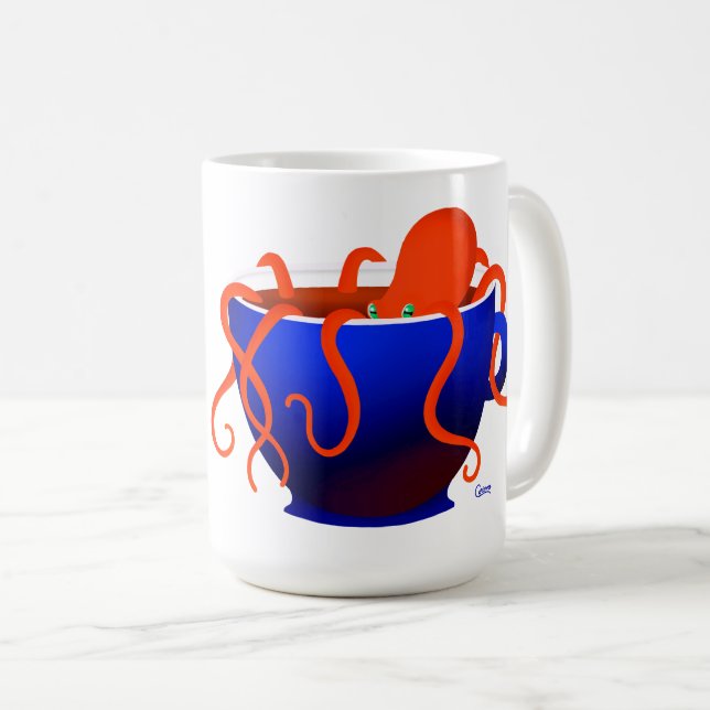 Caneca De Café Vou buscar o Kraken. 15 oz.Caneca (Frente Esquerda)