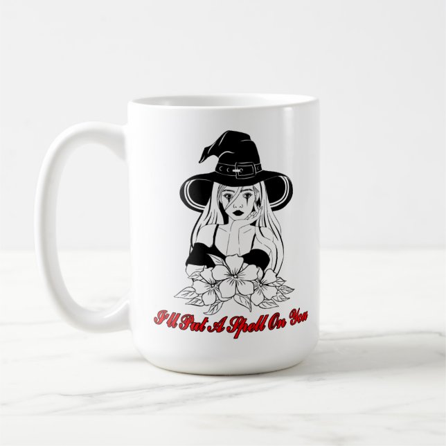 Caneca De Café Vou Colocar Um Feitiço Em Você (Esquerda)
