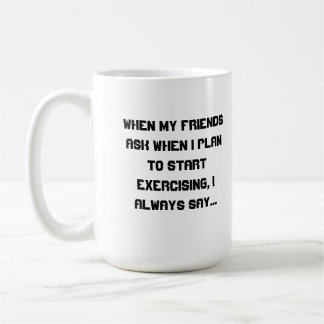 Caneca De Café Vou começar amanhã