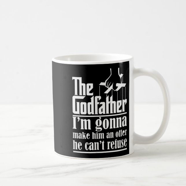 Caneca De Café Vou Fazer uma Oferta que Ele Não Pode Recusar Deus (Direita)