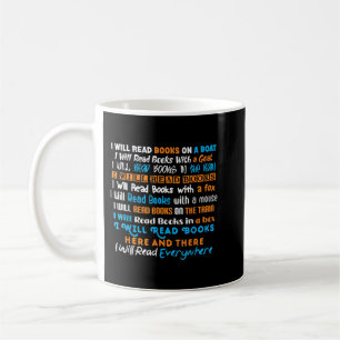 Caneca De Café Vou Ler Livros Em Um Barco E Em Todos Os Lugares L