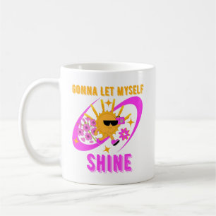 Caneca De Café Vou Me Deixar Brilhar Declaração de Amor Próprio