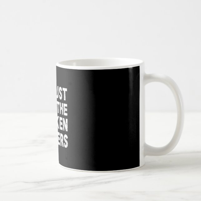 Caneca De Café Vou Pedir Só Os Tenders De Frango _3  (Direita)