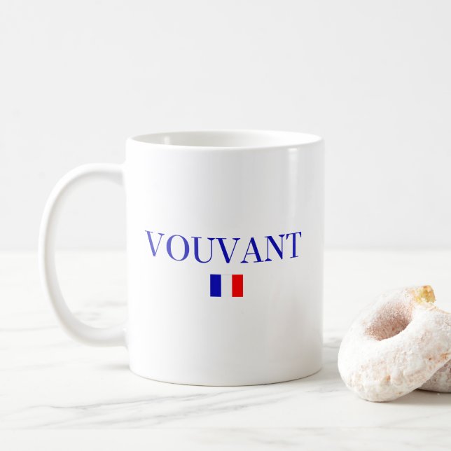 Caneca De Café VOUVANT França (Com Donut)