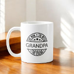 Caneca De Café Vovô Chama O Homem De Lenda<br><div class="desc">Celebre a lenda da sua vida com a caneca de café 'O Homem, o Mito, a Lenda'! Personalize-o com seu nome para um presente único e humorístico que é perfeito para tomar café ou chá matinais. Criada a partir de cerâmica durável, essa caneca apresenta texto em negrito e um design...</div>