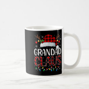 Caneca De Café Vovô Claus Natal Luzes Pajama Combate Familiar