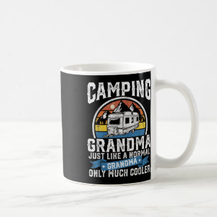 Caneca De Café Vovó de Acampamento Divertida Camper Rv Retro Fora