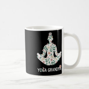 Caneca De Café Vovó de Ioga Camiseta de Meditação Amante de Pilat