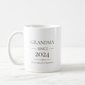 Caneca De Café Vovó Desde o Ano do Costume Nossa Maior Benção