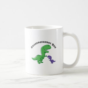 Caneca De Café Vovô Divertido Presente Dino Lover Avô Rex Prese