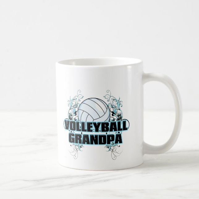 Caneca De Café Vovô do voleibol (cruz) .png (Direita)