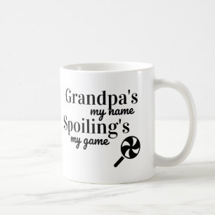 Caneca De Café Vovô é o meu nome que estraga meu jogo