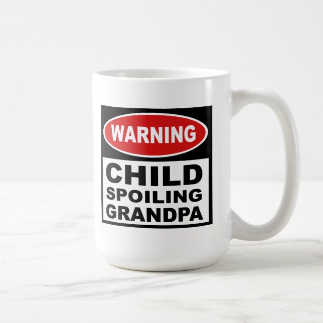 Caneca De Café Vovô engraçado (Direita)